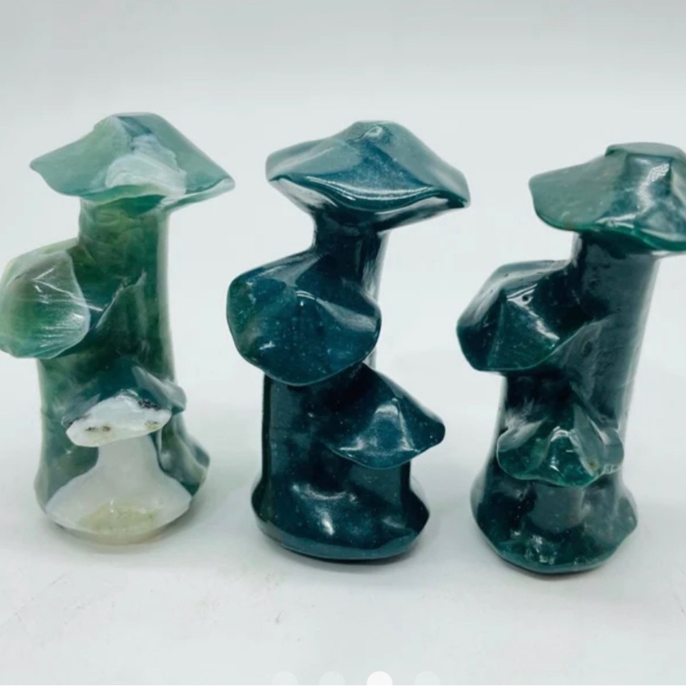 Moss Agate Shrooms